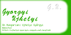 gyorgyi ujhelyi business card